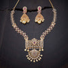 Zircon Necklace With Adjustable Chain